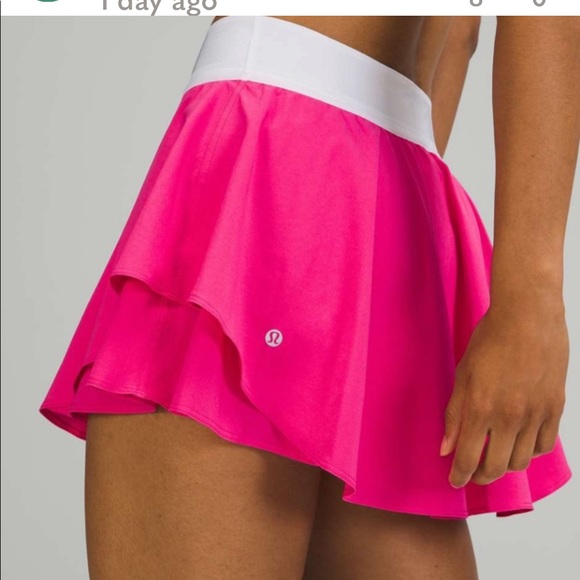 lululemon athletica Dresses & Skirts - Lululemon Court Rival High Rise Pickle Ball Skort Hot Pink
